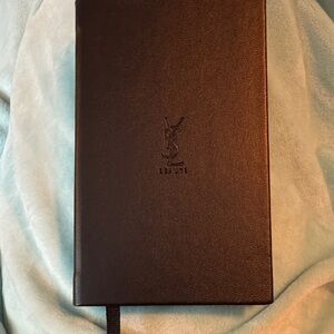 Yves Saint Laurent Classic Black Leather Journal